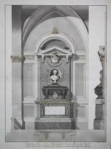 Deposito eretto a S. E. il fu Senatore Conte Alessandro Pepoli nella Chiesa di S. Trinita di Firenze in una de
