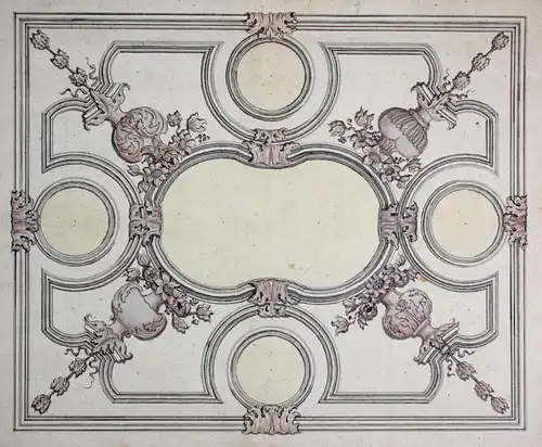 Design for an illusionistic ceiling painting