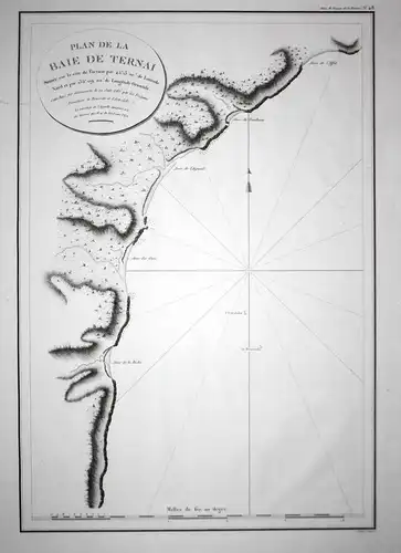 Plan de la baie de Ternai - Terney Primorsky Krai Russia Asia Atlas du Voyage de la Perouse