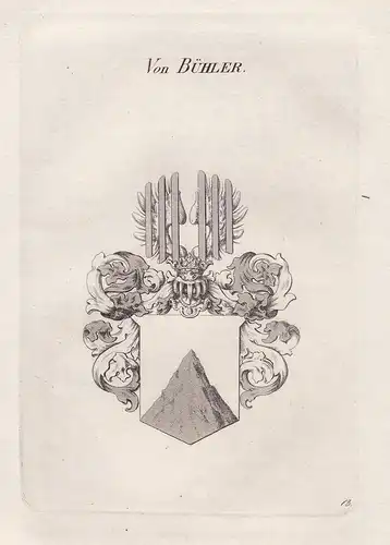 Von Bühler. - Wappen coat of arms Heraldik heraldry