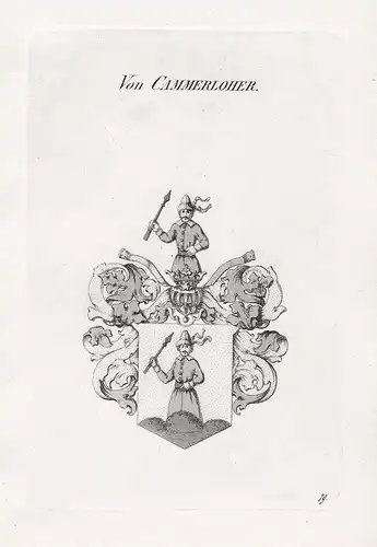 Von Cammerloher. - Wappen coat of arms Heraldik heraldry