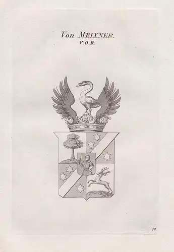 Von Meixner. V.O.R. - Wappen coat of arms Heraldik heraldry
