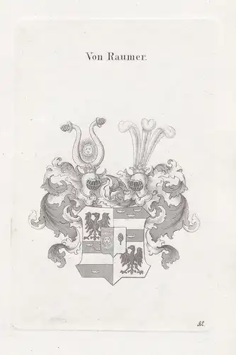 Von Raumer. - Wappen coat of arms Heraldik heraldry