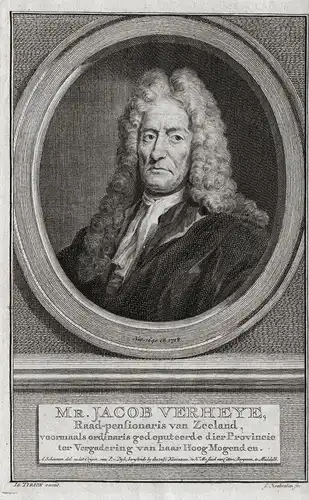 Mr. Jacob Verheye - Jacob Verheije (1640-1718) Zeeland Dutch Holland Verheye Portrait
