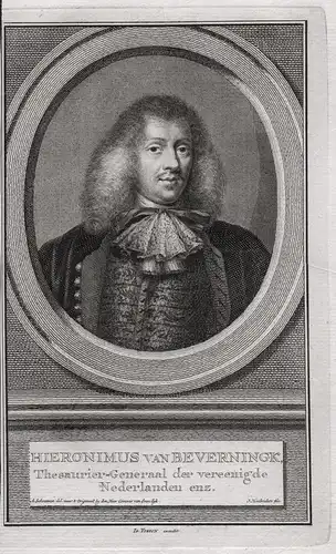Hieronimus van Beverningk - Hieronymus van Beverninck (1614-1690) Dutch botanist Botaniker General Portrait