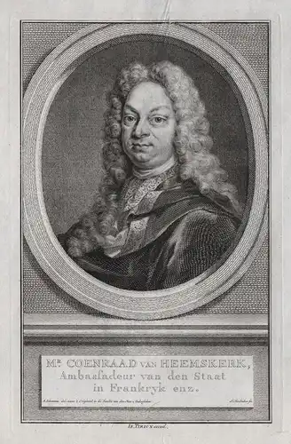 Mr. Coenraad van Heemskerk - Coenraad van Heemskerck (1646-1702) Dutch politician Den Haag Amsterdam Portrait
