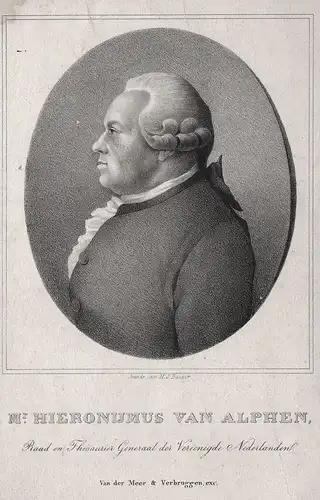 Mr. Hieronijmus van Alphen - Hieronymus van Alphen (1746-1803) Dutch poet Gouda Den Haag Portrait
