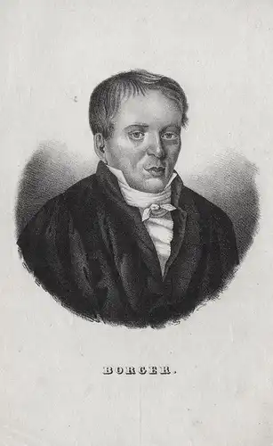 Borger - Elias Annes Borger (1784-1820) Dutch Professor theologian Leiden Ketwijk Portrait