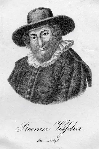Roemer Visscher - Roemer Visscher (1547-1620) Dutch merchant writer Amsterdam Portrait