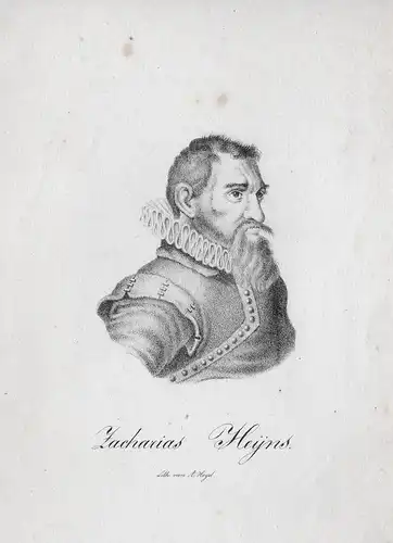 Zacharias Heyns - Zacharias Heyns (1566-1630) Dutch printer engraver artist Portrait