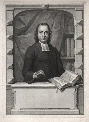 Johannes Henricus Westerhoft (1727-1775) Dutch pastor Gouda Amsterdam Vlissingen Hellevoetsluis Portrait