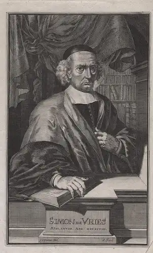 Simon de Vries - Simon de Vries (1624-1708) Colemborg Dutch Holland Portrait