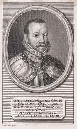 Amurath, Prince van Gaveren... - Lamoral Comte d'Egmont (1522-1568) Gavre prince Portrait