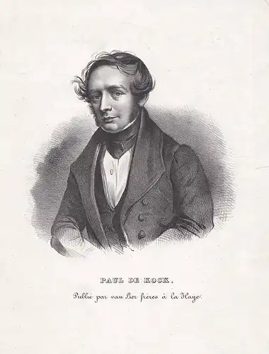 Paul de Kock - Paul de Kock (1793-1871) French novelist Portrait
