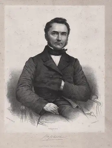 Johannes Henricus Scholten (1811-1885) Dutch protestant theologian Vleuten Leiden Tübingen Portrait