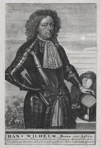 Hans Wilhelm, Baron van Aylua - Hans Willem van Aylva (1633-1691) Dutch soldier Medway Walcourt Köln Fleurs Co
