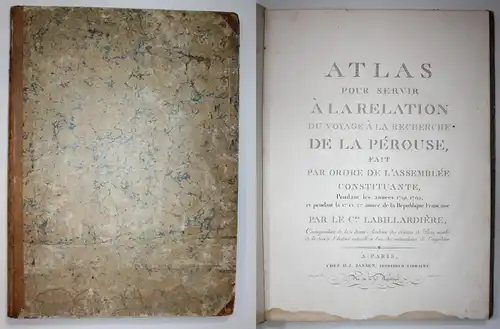 Relation du voyage à la recherche de La Pérouse, fait par ordre de l'Assemblée constituante pendant les années