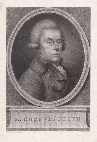 Mr. Rhijnvis Feith - Rhijnvis Feith (1753-1824) Dutch poet singer Leiden Zwolle Portrait