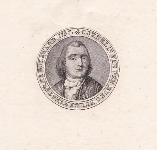 Cornelis van der Burg Burgemeester... - Cornelis van den Burg (1752-1813) Bolsward Harlingen Batavian Republic