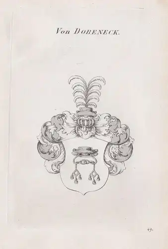 Von Dobeneck. - Wappen Adel coat of arms Heraldik heraldry