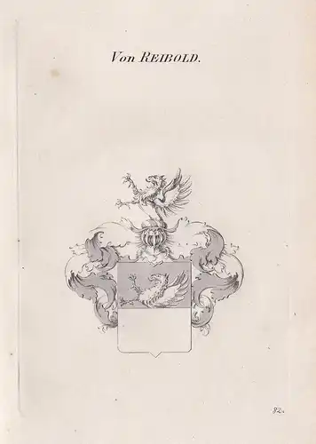 Von Reibold. - Reiboldt Wappen Adel coat of arms Heraldik heraldry