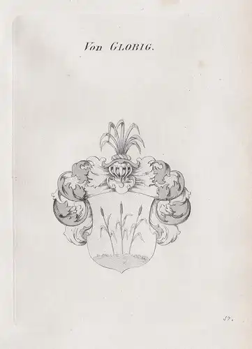 Von Globig. - Wappen Adel coat of arms Heraldik heraldry