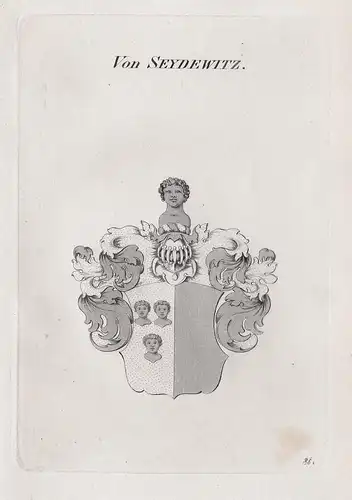 Von Seydewitz. - Wappen Adel coat of arms Heraldik heraldry