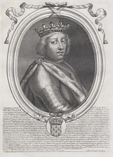 Charles IIIIe, dit le Bel... - Charles IV of France (1294-1328) Karl IV. der Schöne Charles IV le Bel King Kön