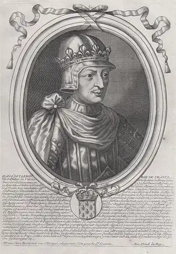 Jean I.r dit le Bon, Roy de France... - John II of France (1319-1364) Jean le Bon Johann II. der Gute King Kön