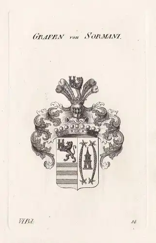 Grafen von Sormani. - Wappen Adel coat of arms Heraldik heraldry