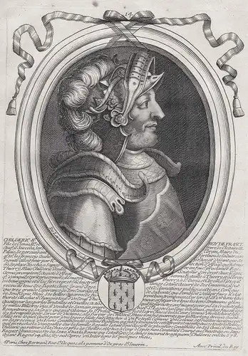 Childeric II, Roy de France... - Chilperic II Chilperich (c. 672-721) König der Franken King of the Franks Neu