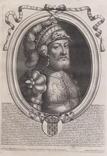 D'Agobert I Roy de France... - Dagobert I (c. 608-639) König der Franken King of the Franks Austrasia Austrasi
