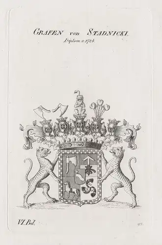 Grafen von Stadnicki - Wappen Adel coat of arms Heraldik heraldry