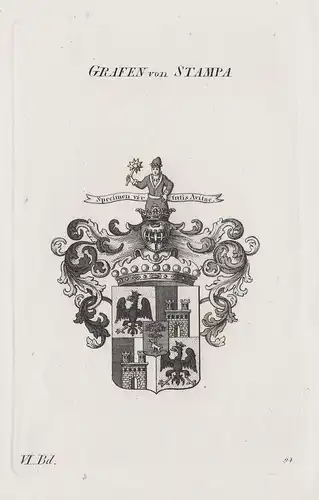 Grafen von Stampa - Wappen Adel coat of arms Heraldik heraldry