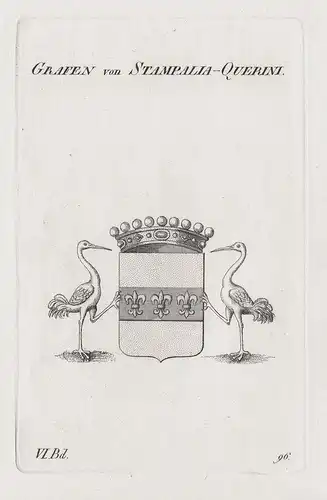 Grafen von Stampalia-Querini - Wappen Adel coat of arms Heraldik heraldry