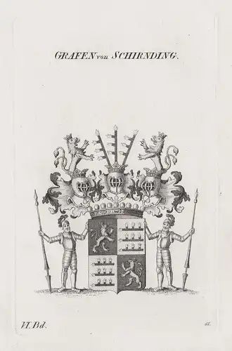 Grafen von Schirnding - Wappen Adel coat of arms Heraldik heraldry