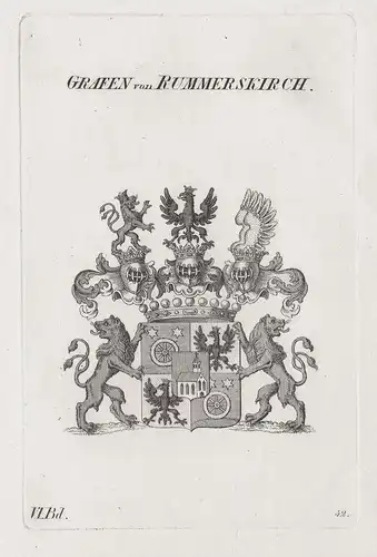 Grafen von Rummerskirch - Wappen Adel coat of arms Heraldik heraldry