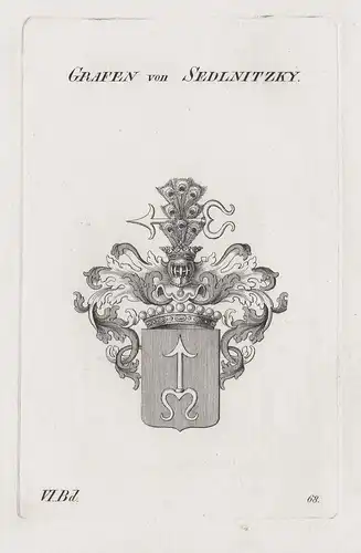 Grafen von Sedlnitzky - Sedlnitzky Sedlnitzký z Choltic Sedlnictí z Choltic Wappen Adel coat of arms Heraldik