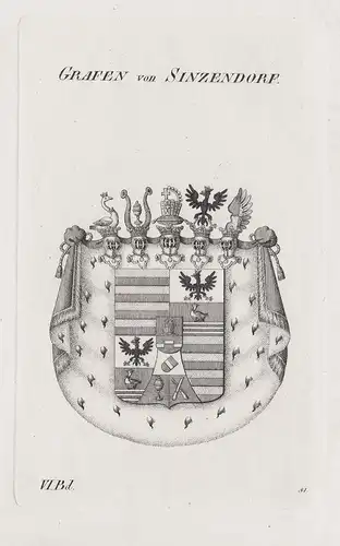 Grafen von Sinzendorf - Sinzendorf Sinzendorff Sintzendorf SinzendorferWappen Adel coat of arms Heraldik heral