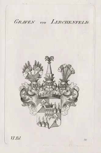 Grafen von Lerchenfeld - Wappen Adel coat of arms Heraldik heraldry