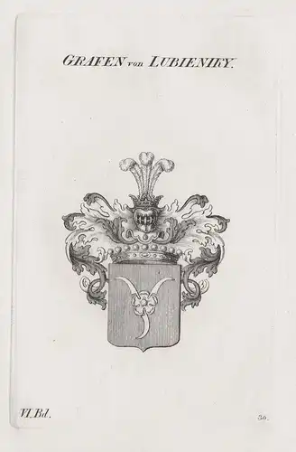Grafen von Lubeniky - Wappen Adel coat of arms Heraldik heraldry