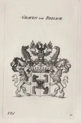 Grafen von Reisach - Wappen Adel coat of arms Heraldik heraldry