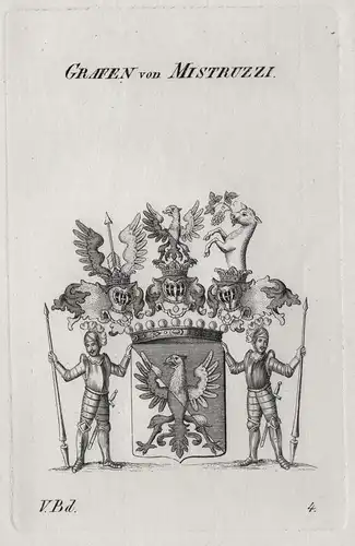 Grafen von Mistruzzi - Wappen Adel coat of arms Heraldik heraldry