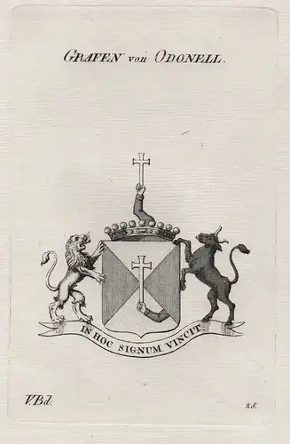Grafen von Odonell - ODonell von Tyrconell Wappen Adel coat of arms Heraldik heraldry