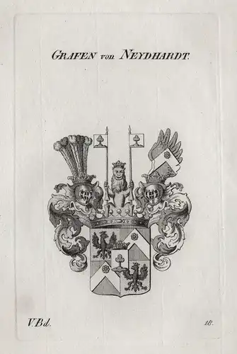 Grafen von Neydhardt - Neidhart Neidhardt Neydhart Wappen Adel coat of arms Heraldik heraldry