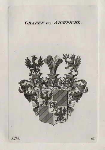 Grafen von Aichpichl - Wappen Adel coat of arms Heraldik heraldry