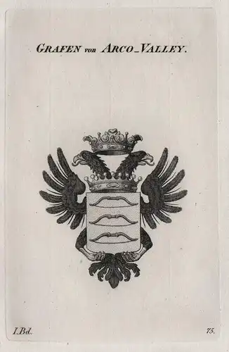 Grafen von Arco_Valley. - Arco-Valley Wappen Adel coat of arms Heraldik heraldry