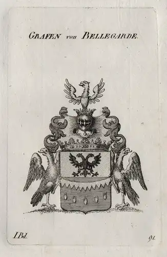 Grafen von Bellegarde - Wappen Adel coat of arms Heraldik heraldry
