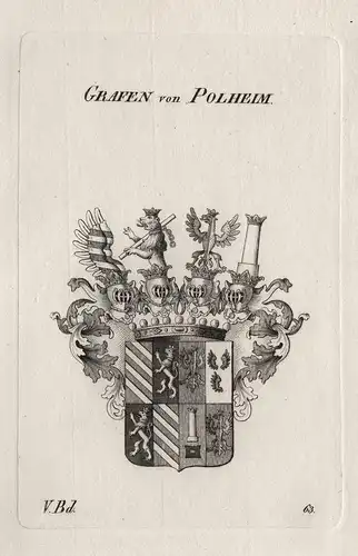 Grafen von Polheim - Wappen Adel coat of arms Heraldik heraldry