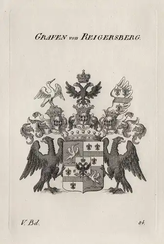 Grafen von Reigersberg - Wappen Adel coat of arms Heraldik heraldry